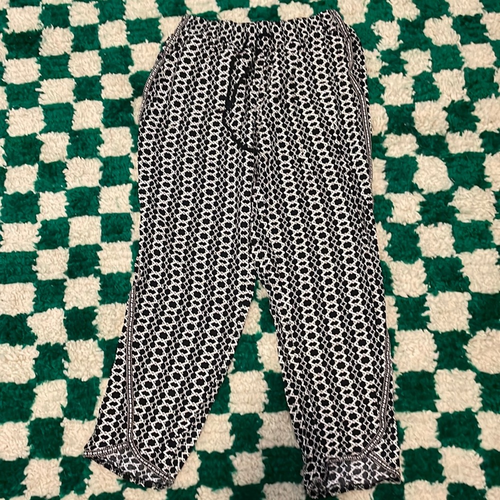 Anthropologie patterned jogger pants